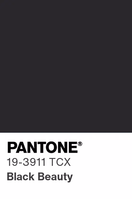 Pantone Black Beauty